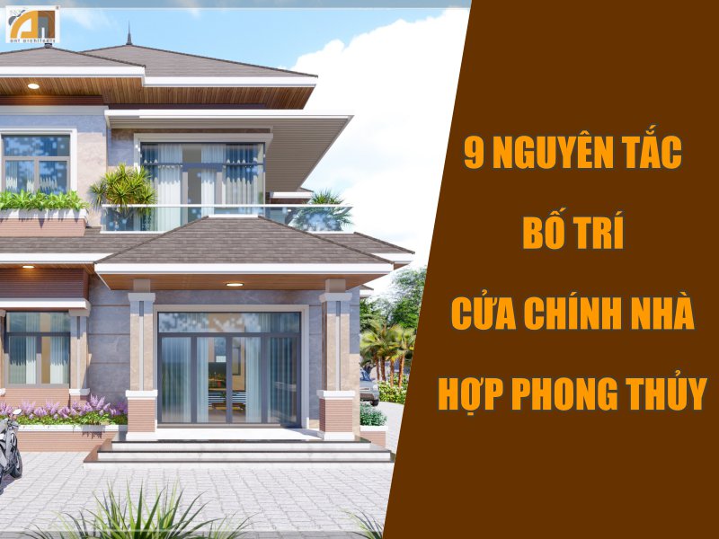 cách bố trí cửa chính nhà