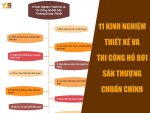 Kinh nghiệm thiết kế hồ bơi sân thượng
